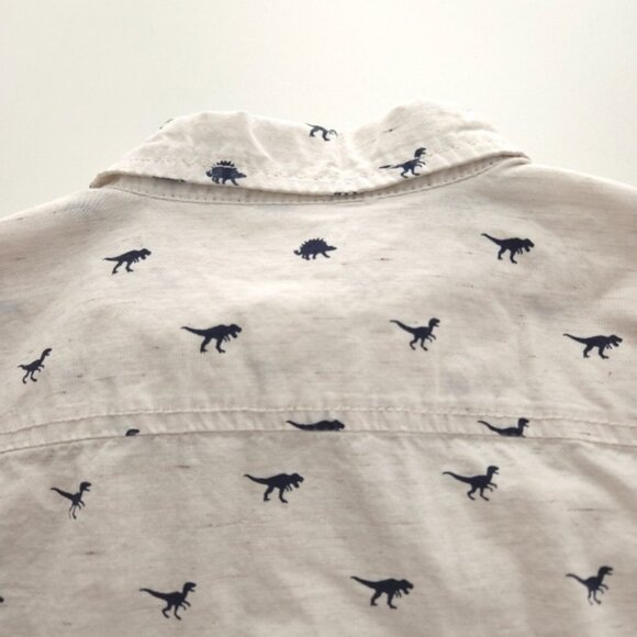 Gymboree Dinosaur Print Button Up Shirt Size 56 - Picture 8 of 9